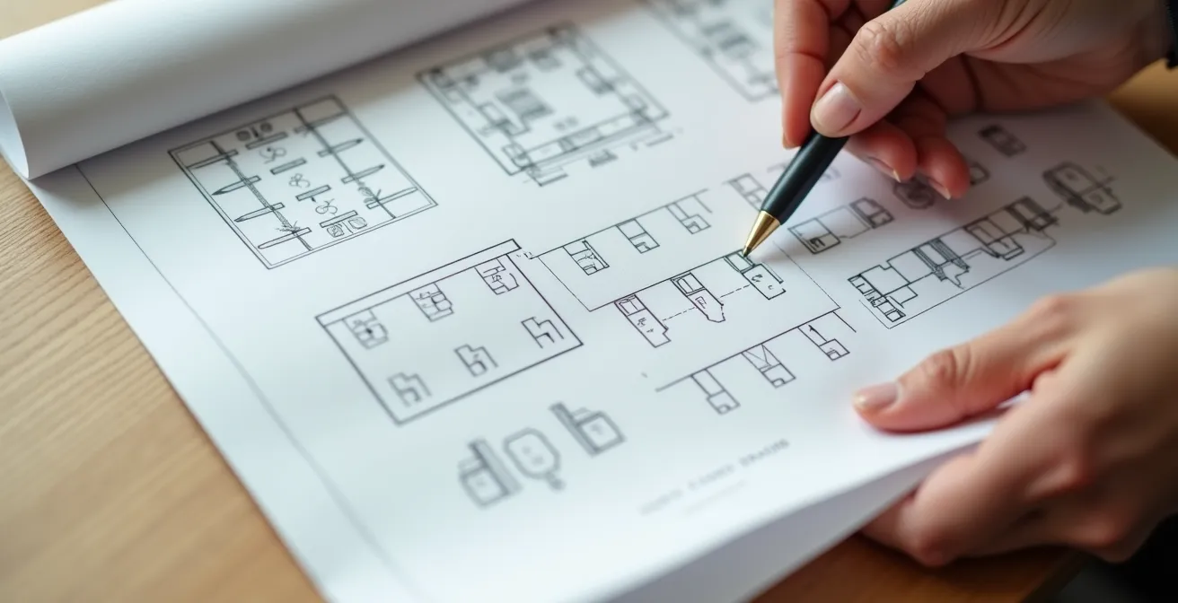 Plan d'implantation détaillé pour la disposition du mobilier lors d'un événement
